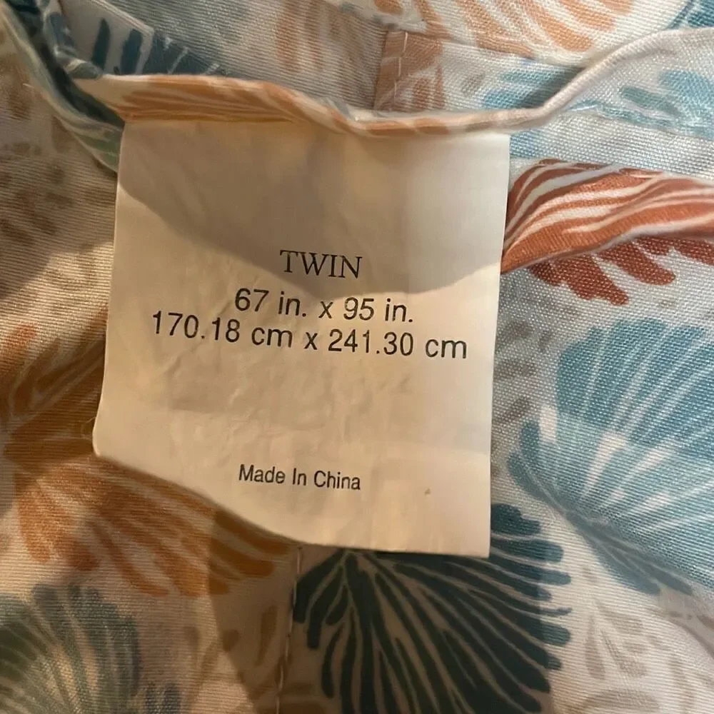 Seashell Print Twin Sheet Set - Picture 3 of 4